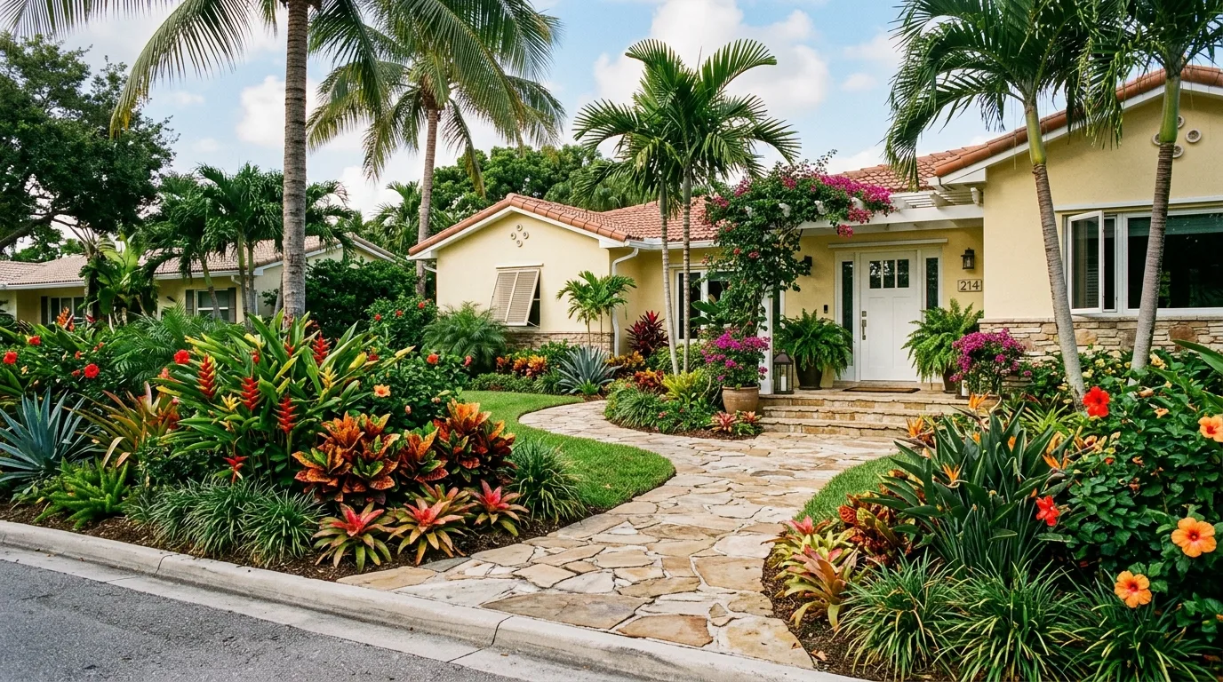 Balance privacy with openness near the facade inspiration for a front yard landscape.